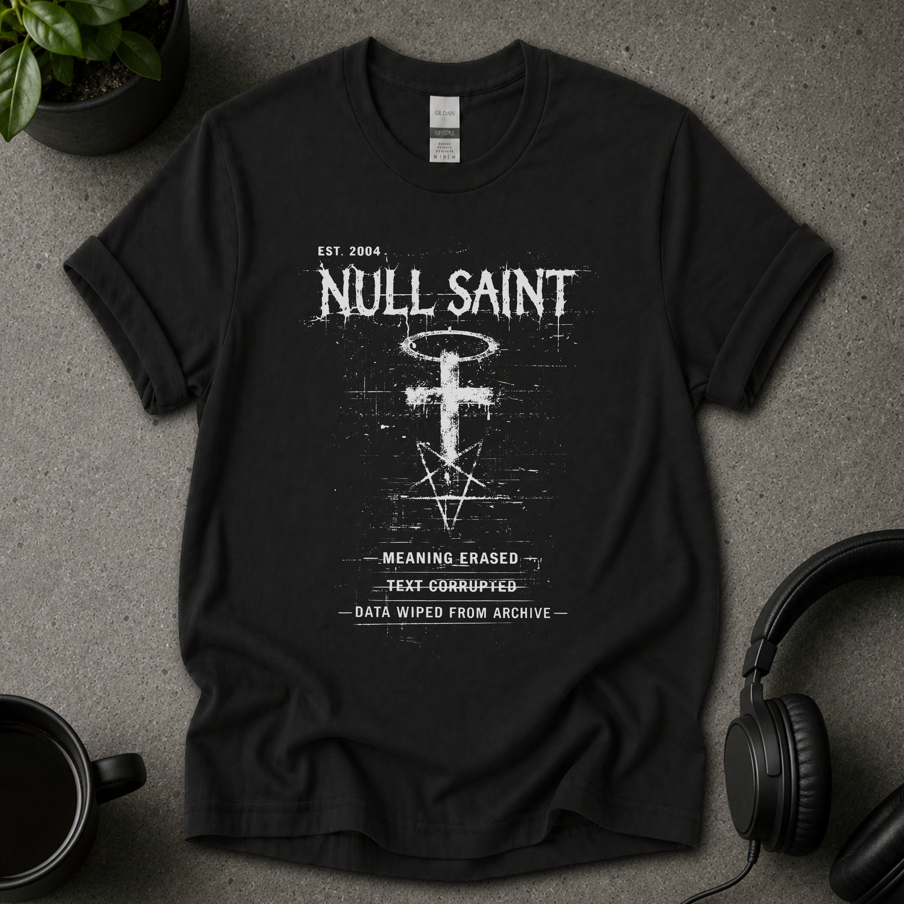 Null Saint Dark Graphic T-Shirt