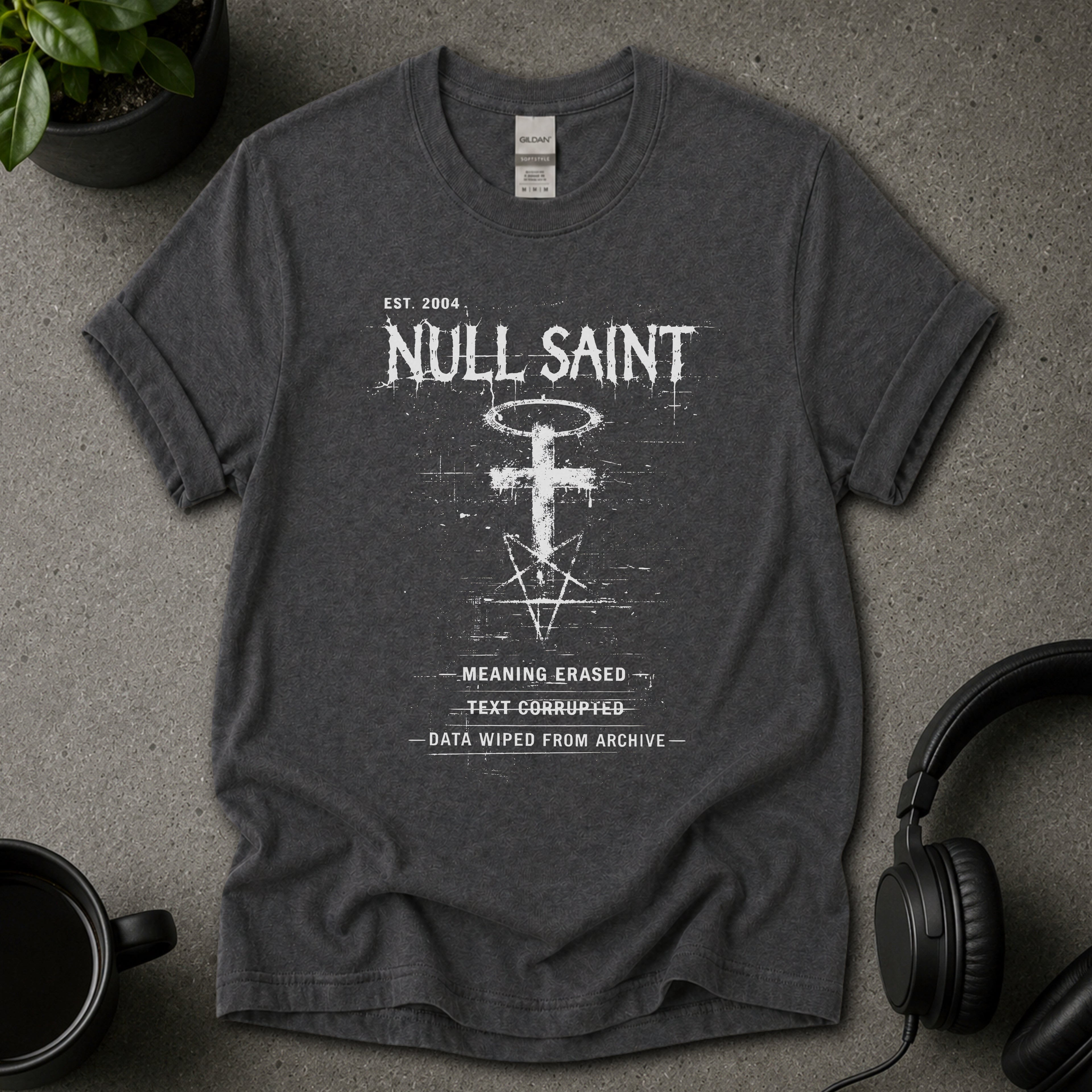 Null Saint Dark Graphic T-Shirt