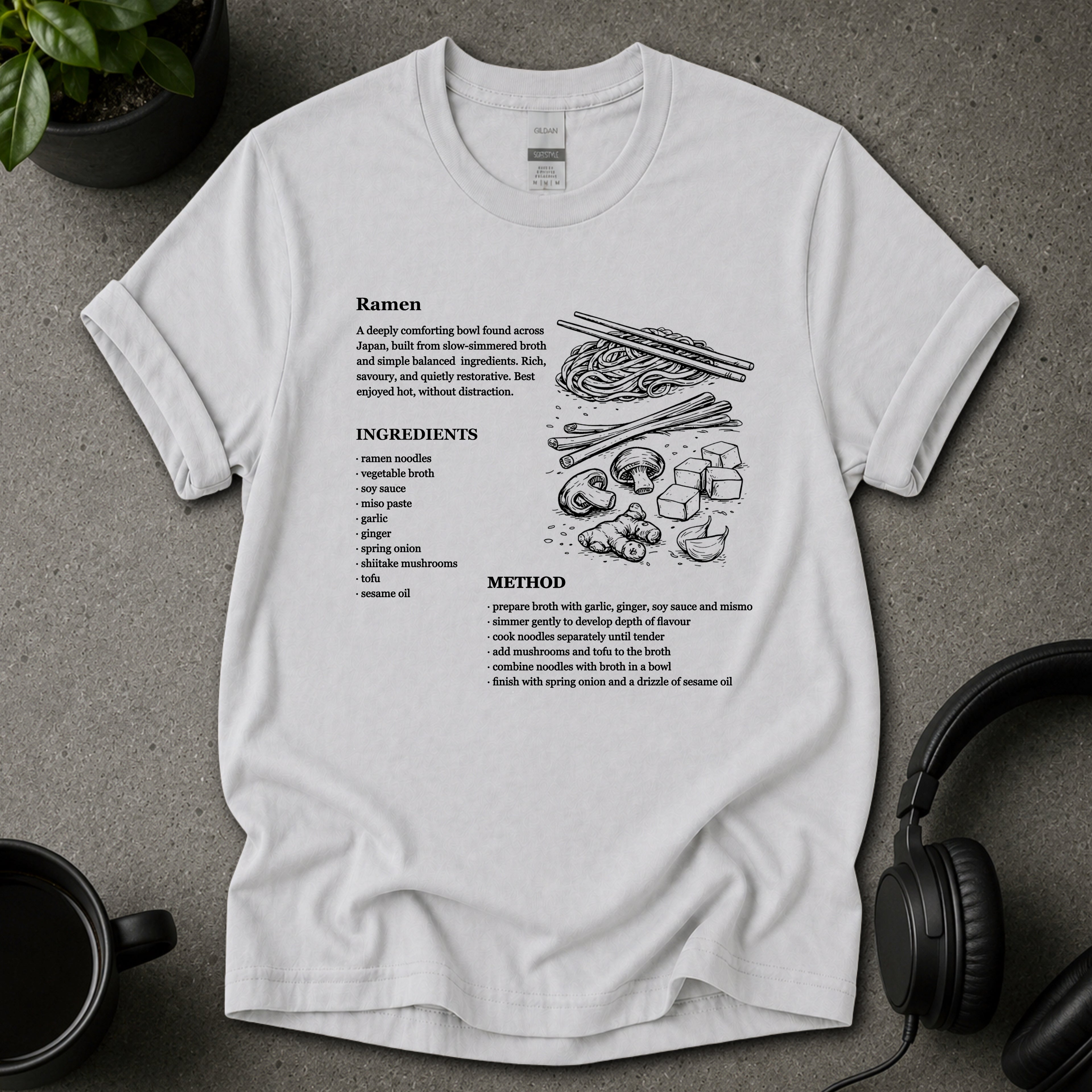 Ramen Recipe T-Shirt