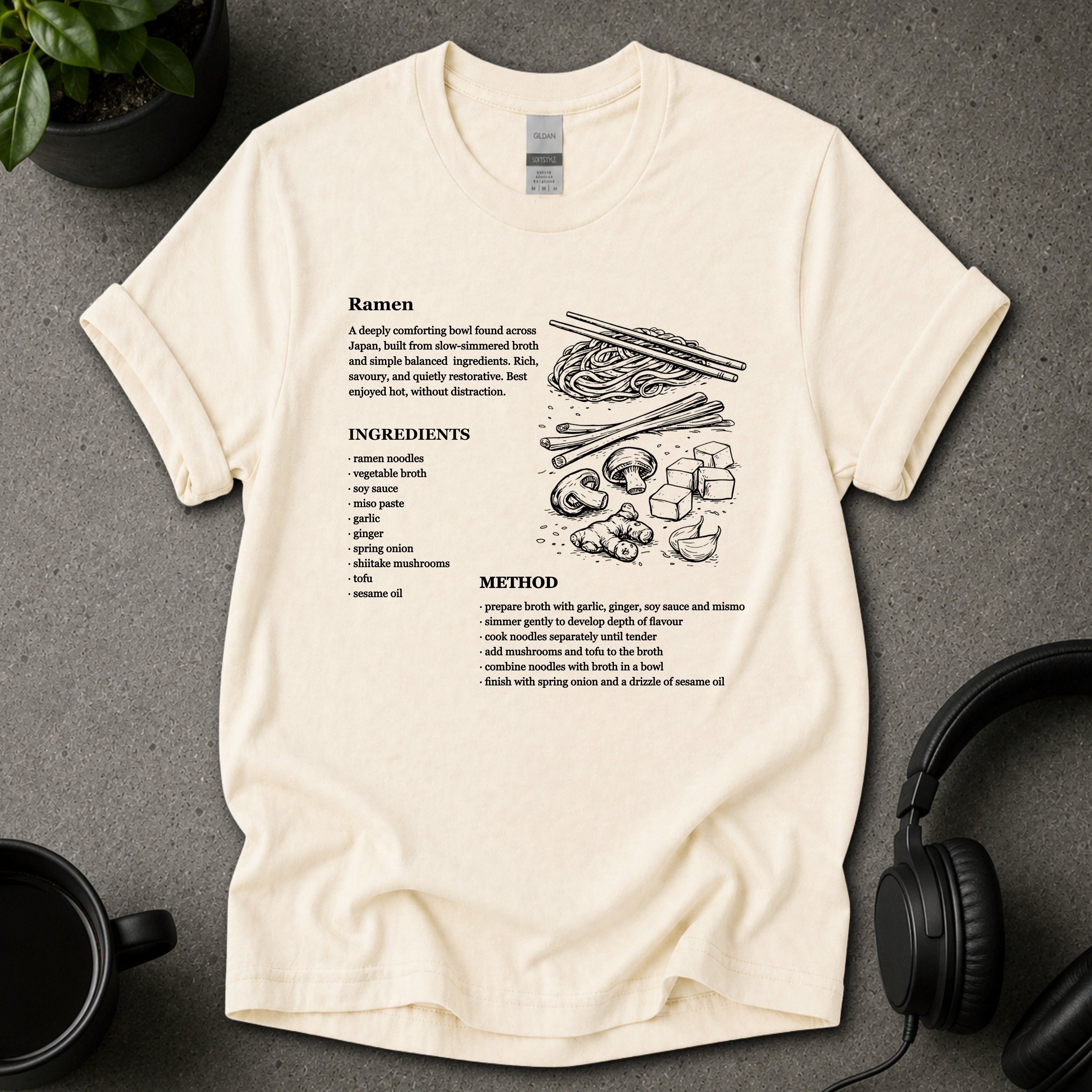 Ramen Recipe T-Shirt