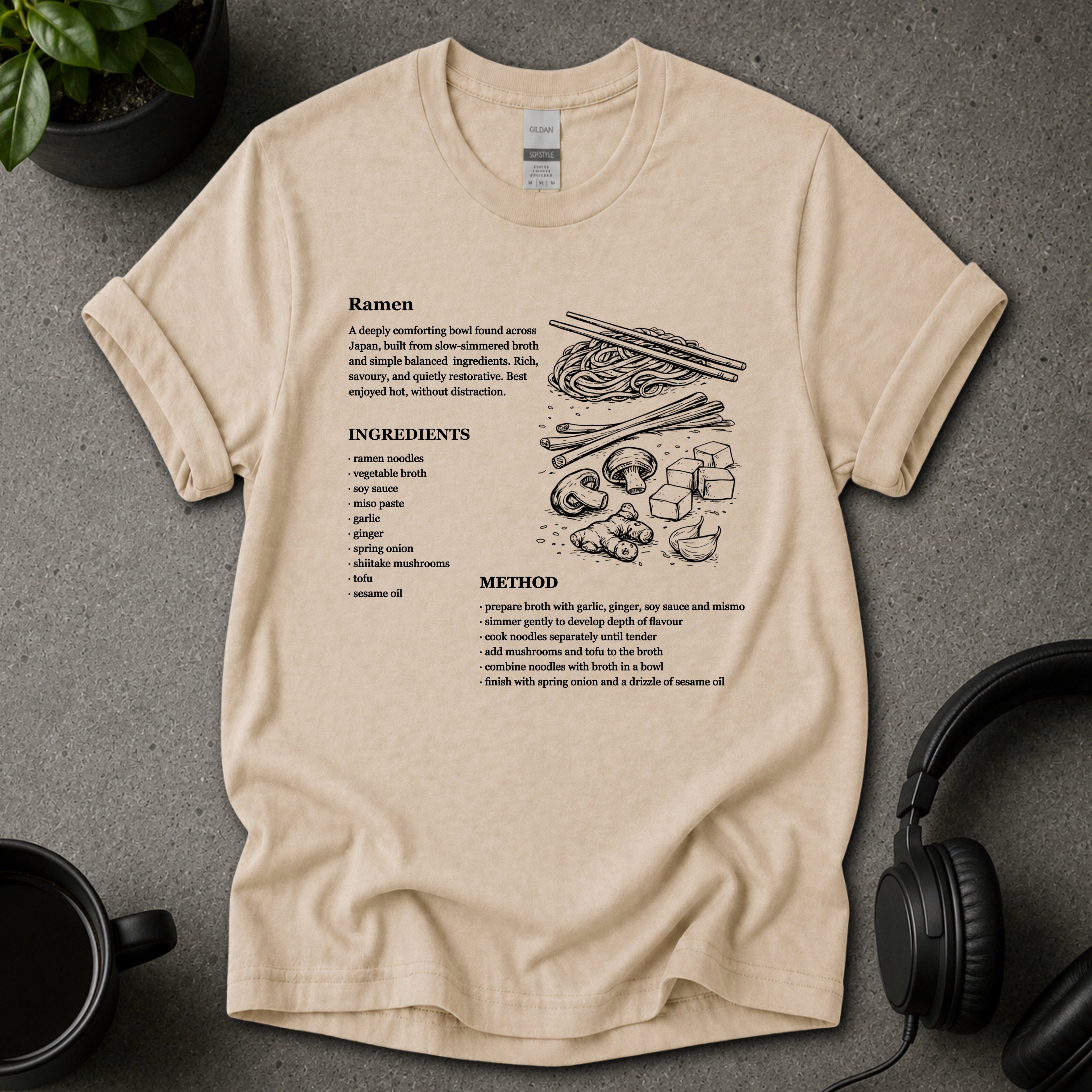 Ramen Recipe T-Shirt