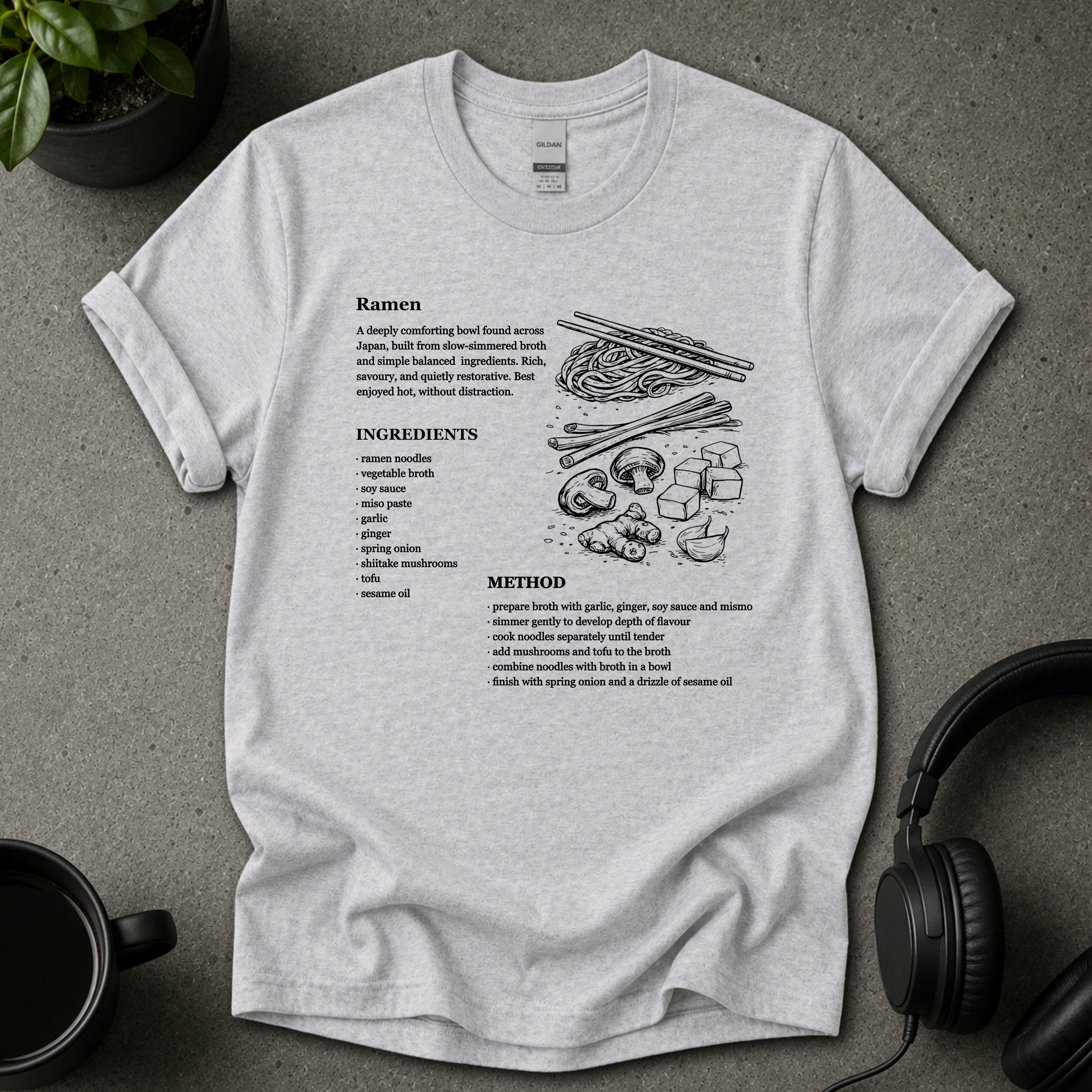 Ramen Recipe T-Shirt
