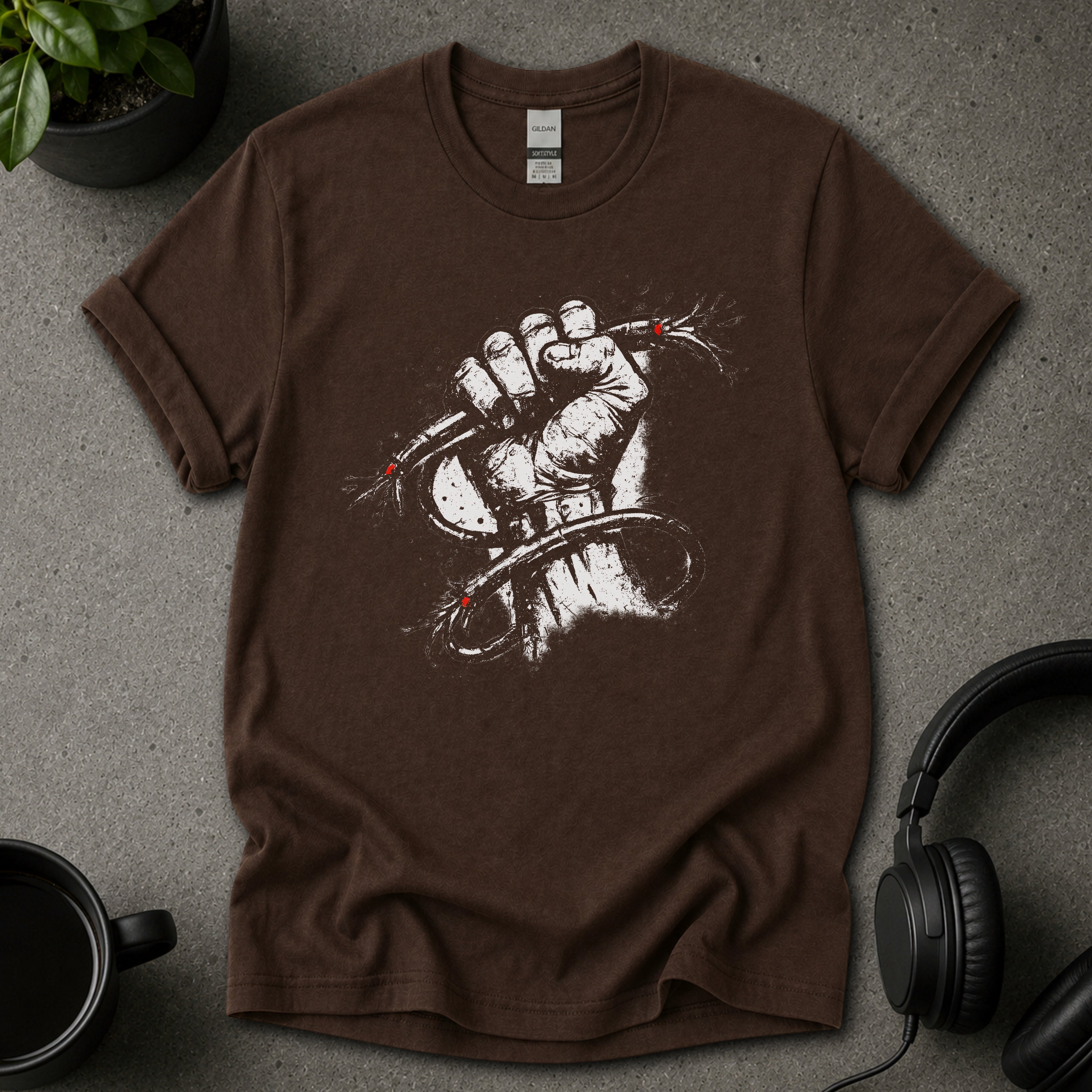 Resistance Dark Graphic T-Shirt