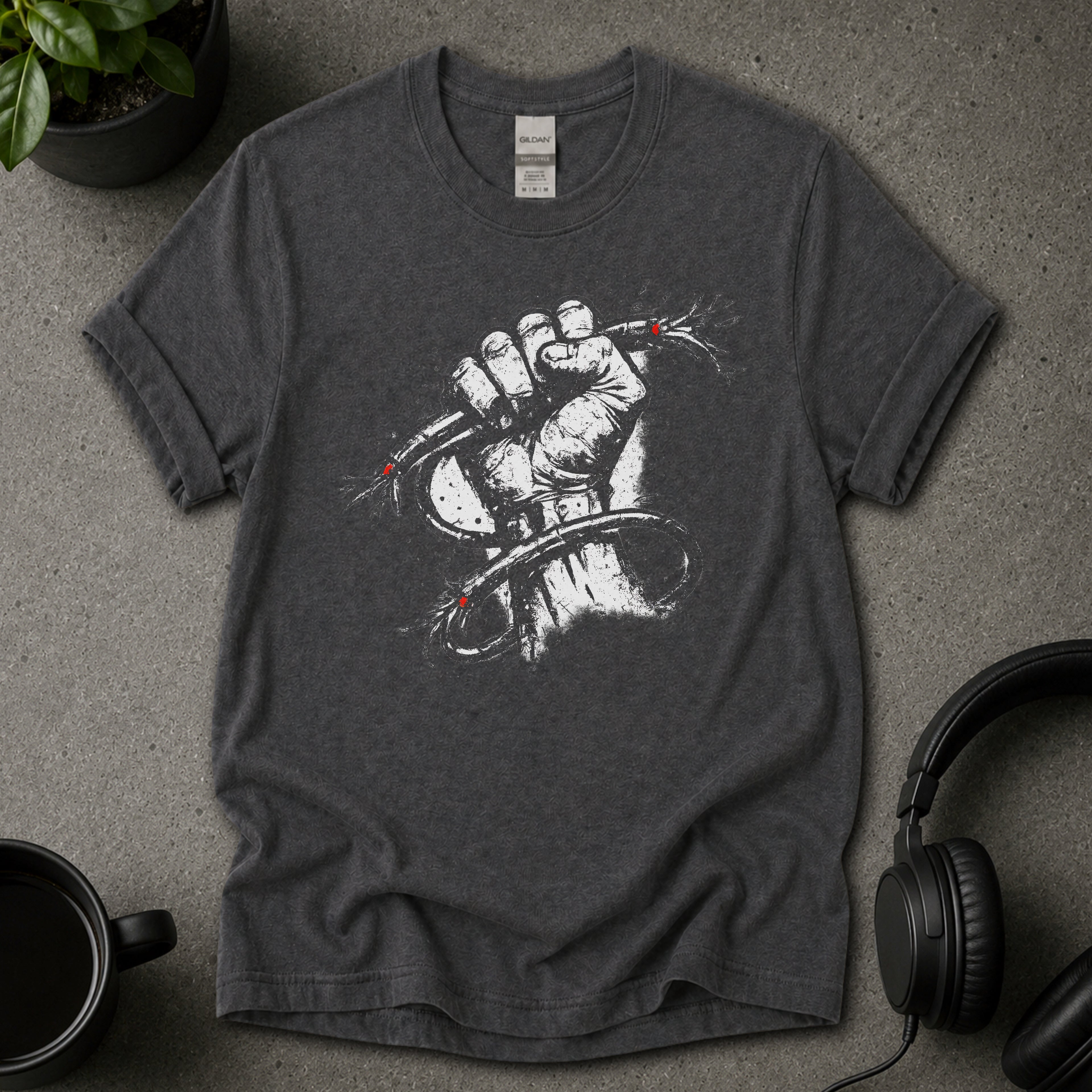 Resistance Dark Graphic T-Shirt