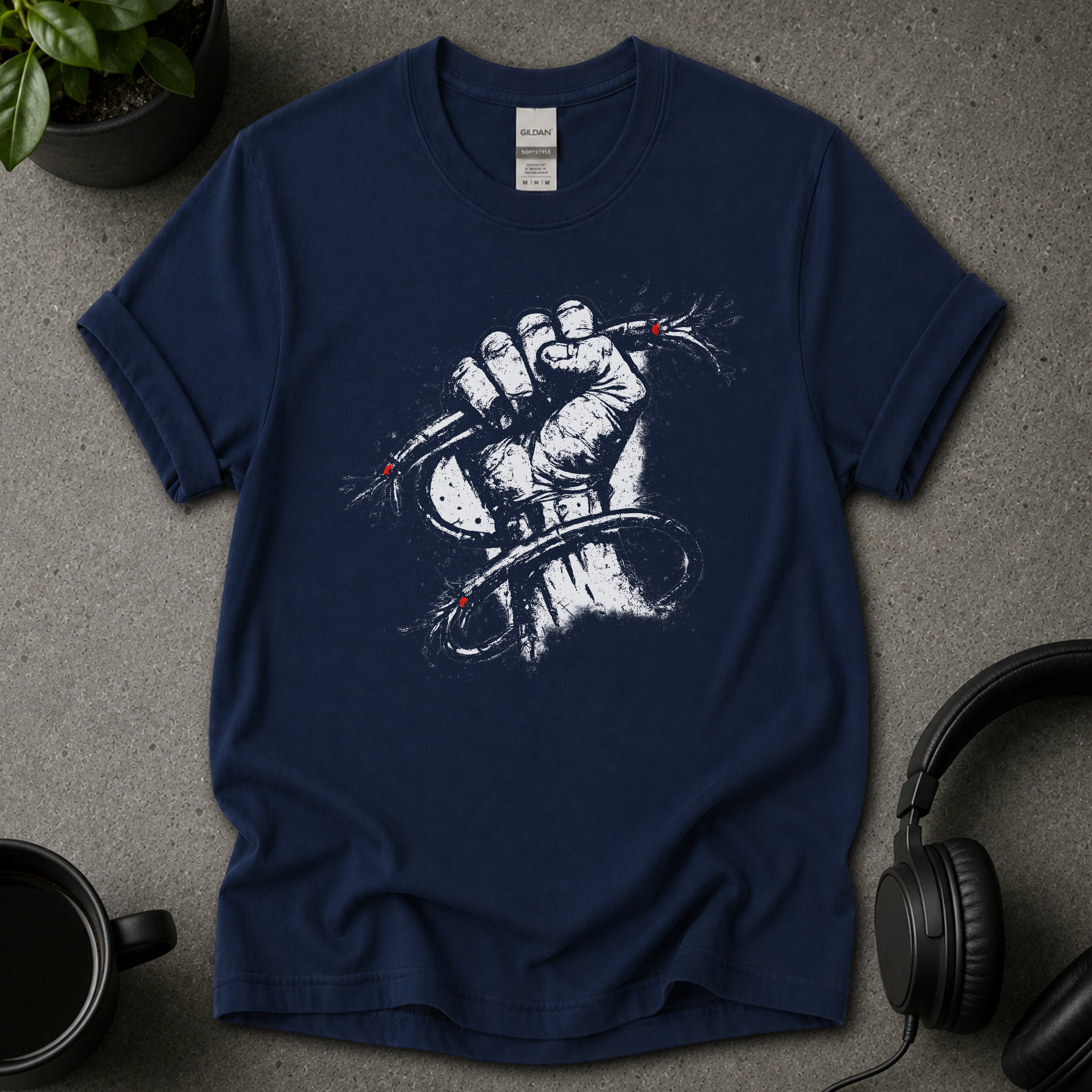 Resistance Dark Graphic T-Shirt