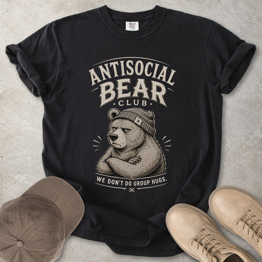 Antisocial Bear Club Graphic T-Shirt