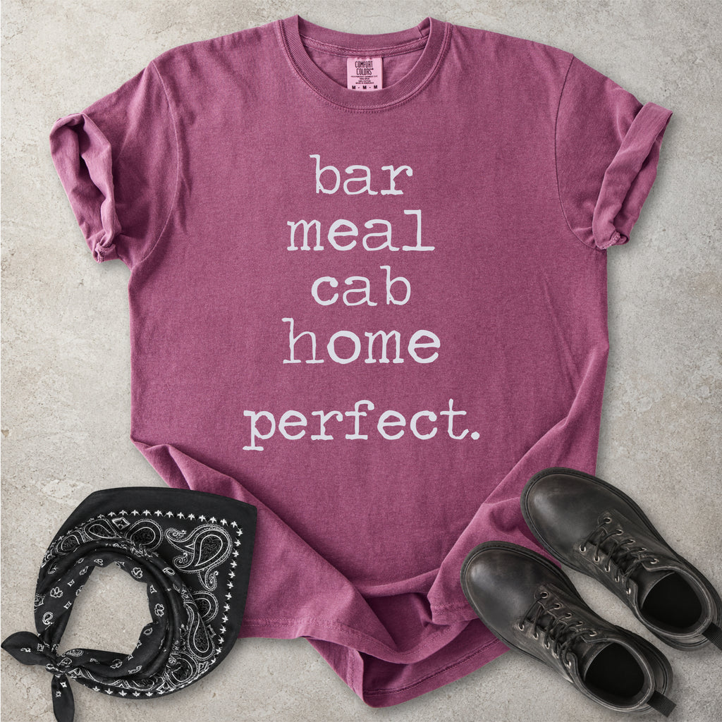 Bar Meal Cab Night Out T-Shirt