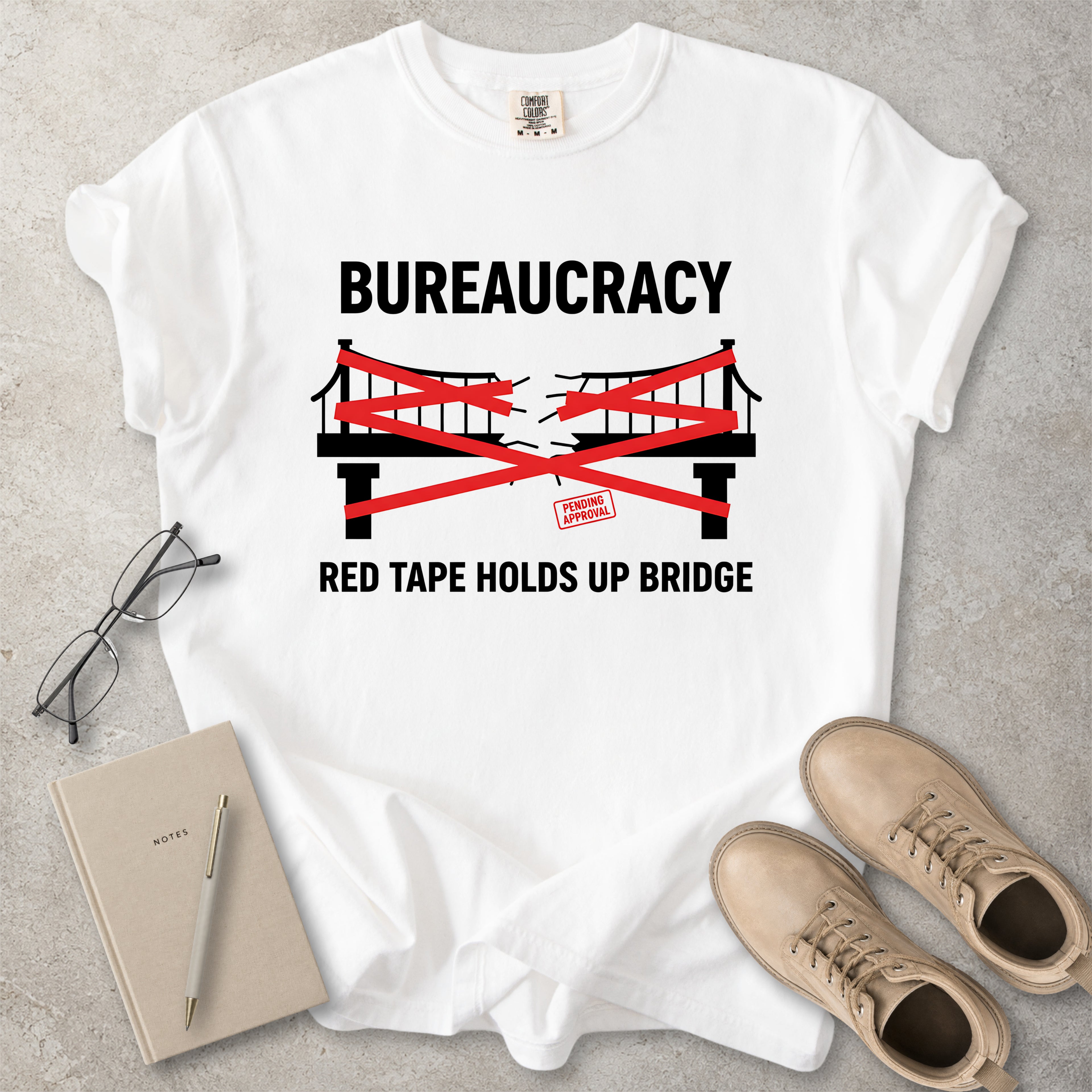 Red Tape Bureaucracy Office Humour T-Shirt