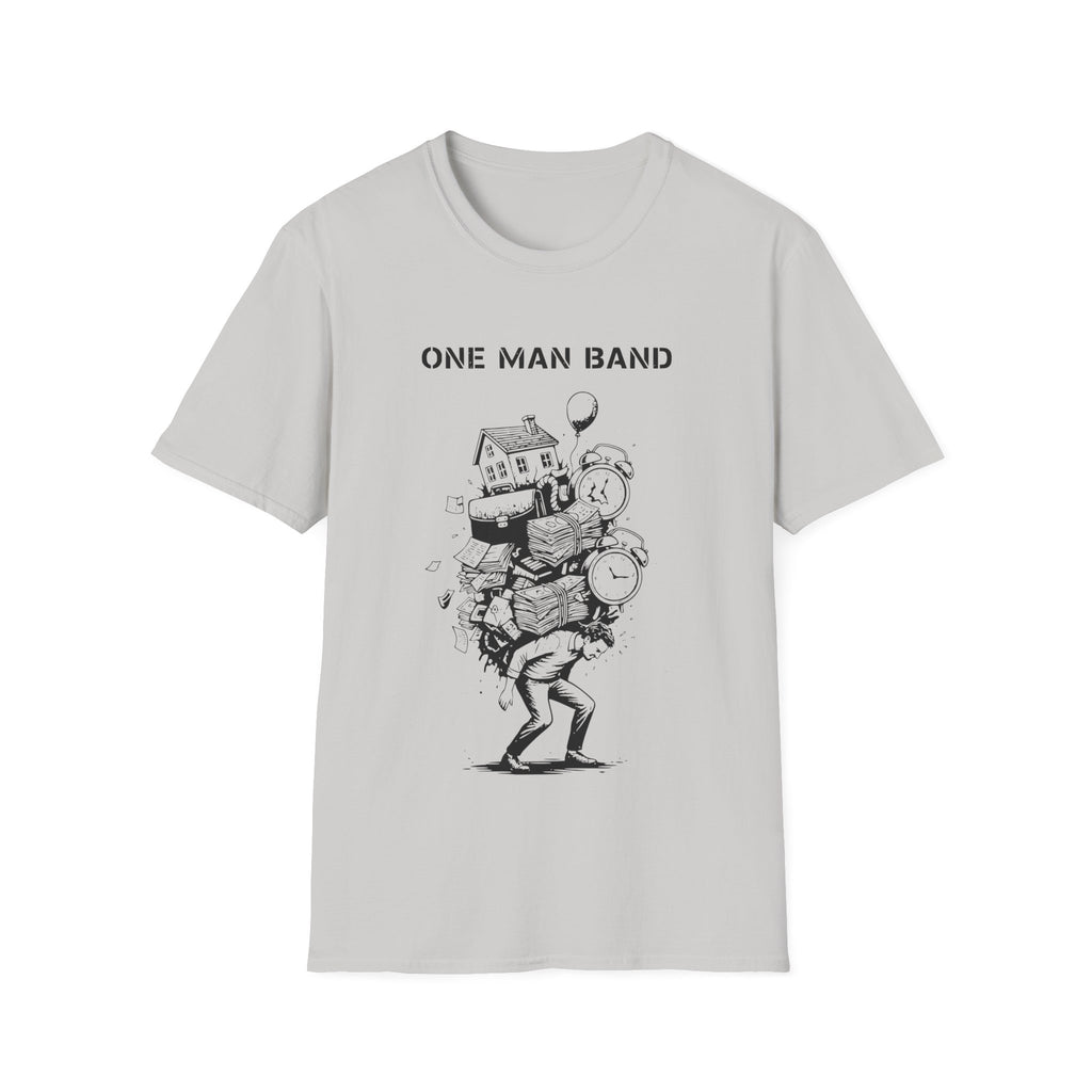 One man Band Work street related tee in grey