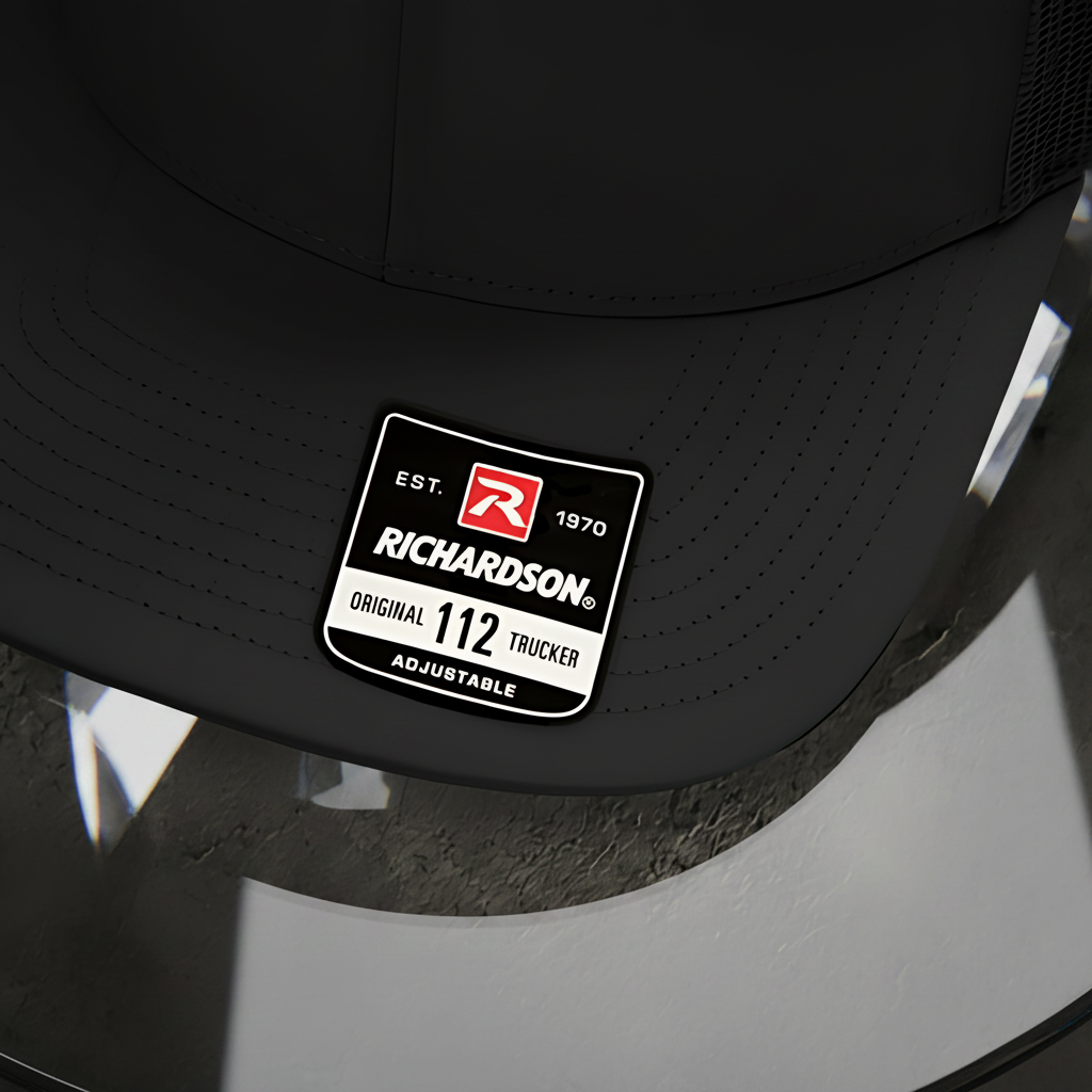 Pray Plant Trust Trucker Cap — Richardson 112 brand label, Richardson 112 christian trucker cap