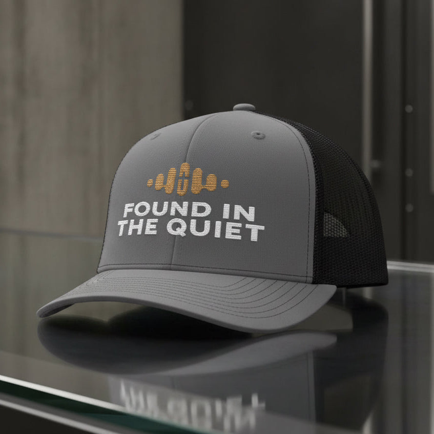 Quiet Soundwave Trucker Cap in Charcoal / Black — found in the quiet, soundwave, Richardson 112 christian trucker cap