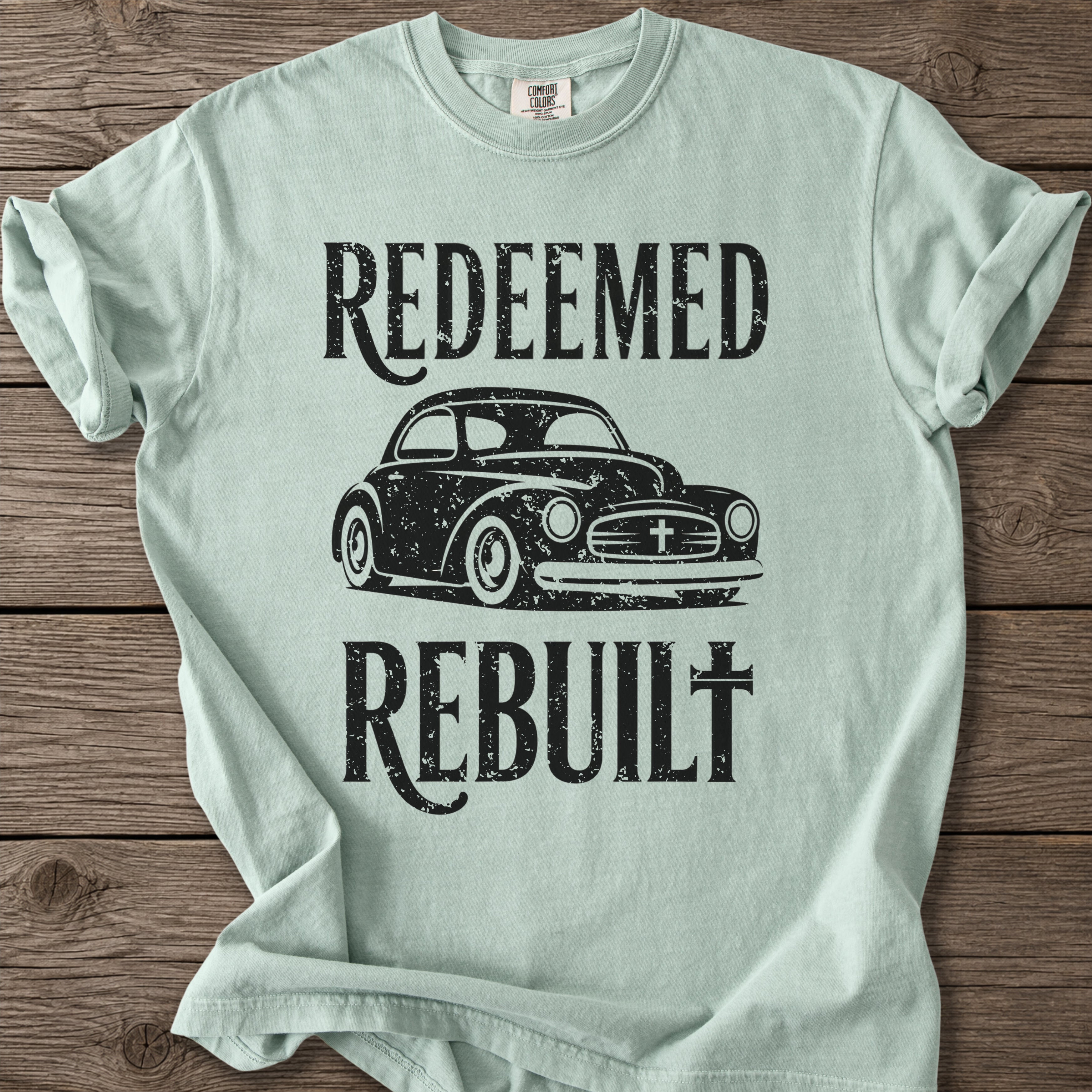 Redeemed & Rebuilt Car T-Shirt